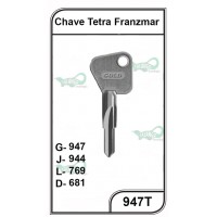 Chave Tetra Franzmar G 947 - 947T - PACOTE COM 5 UNIDADES